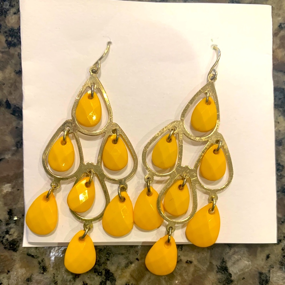 Yellow Earrings